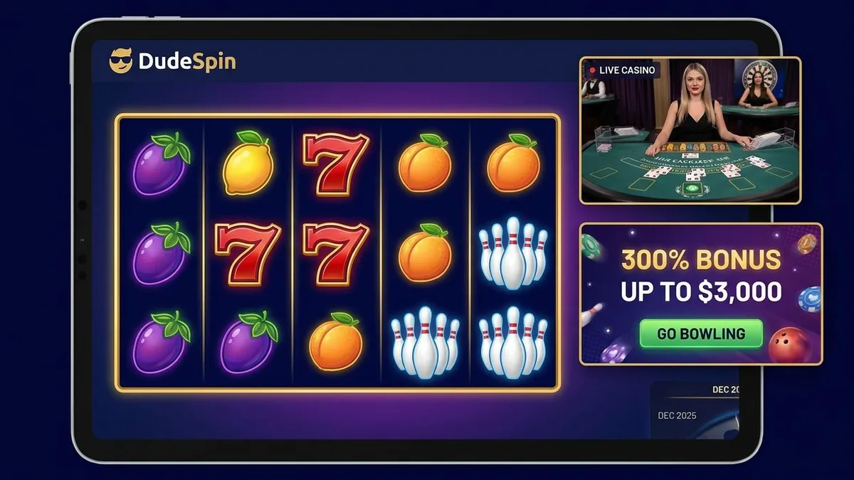 Casinospel hos Dudespin